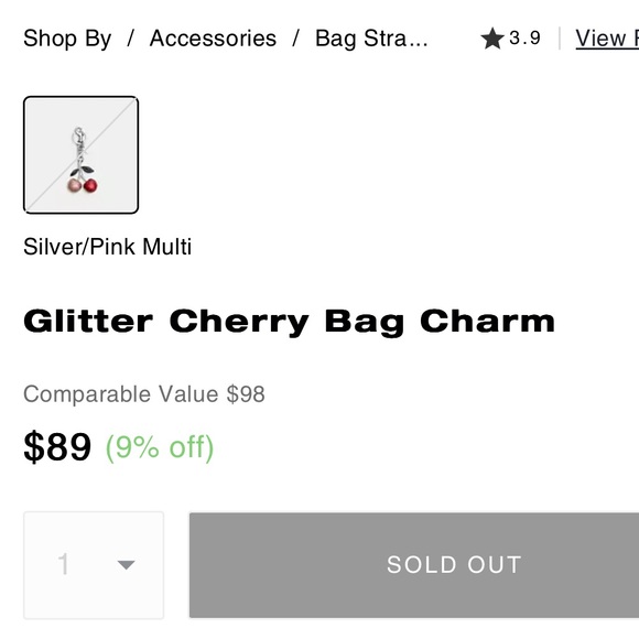 Brand new Coach Cherry 🍒 key chain - Picture 3 of 4